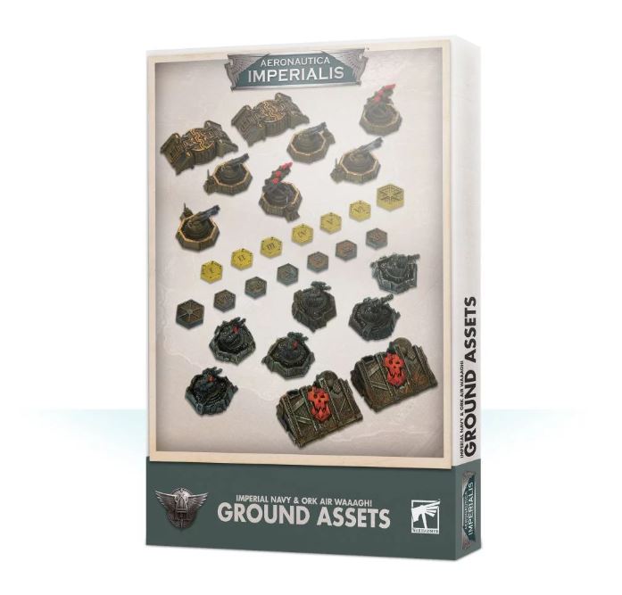 Bodenziele des Imperiums und der Orks für Aeronautica Imperialis