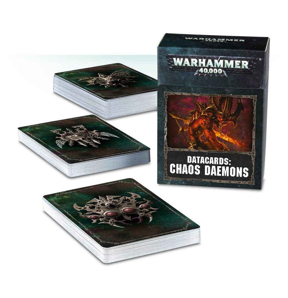 Datacards: Chaos Daemons (Englisch)