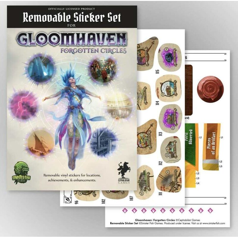 Gloomhaven - Removable Sticker Set Forgotten Circles