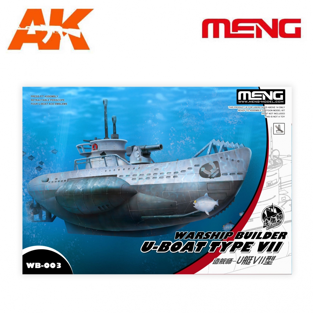 WARSHIP BUILDER U-BOAT TYPE VII (CARTOON MODEL)