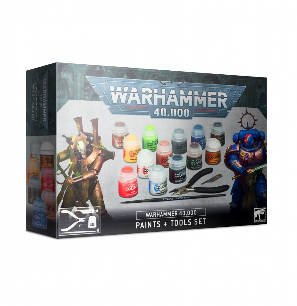 Warhammer 40.000: Farben + Werkzeugset