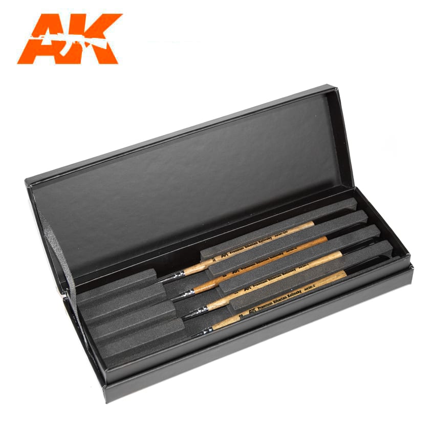 PREMIUM SIBERIAN KOLINSKY BRUSHES DELUXE CASE