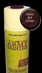 The Army Painter: Color Primer, Chaotic Red 400 ml 