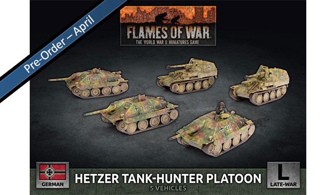 Preorder: Hetzer Tank-Hunter Platoon (Plastic)