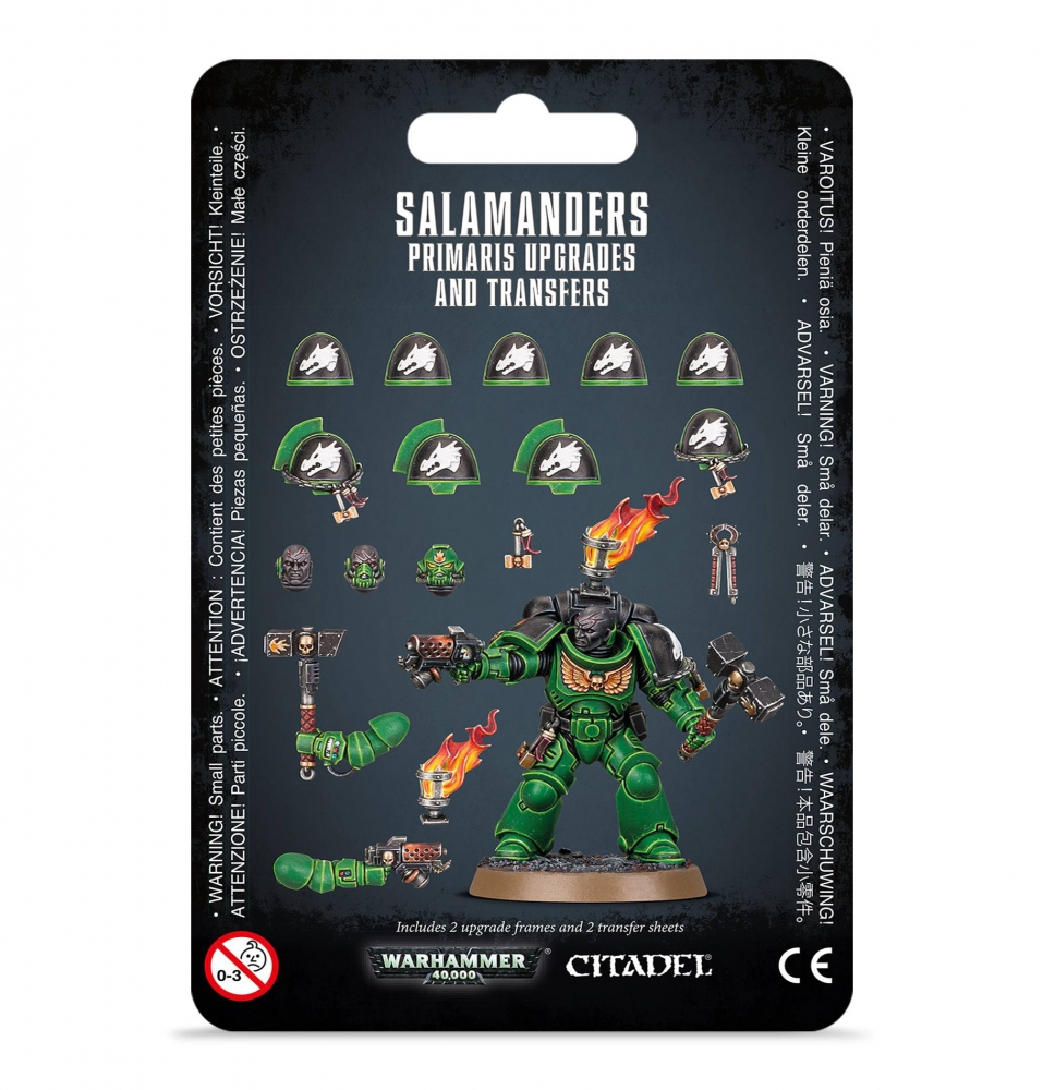 Upgrades und Abziehbilderbögen:SALAMANDERS