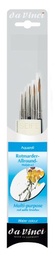 [2100000101214] DA VINCI Rotmarder-Allround-Pinsel-Set Serie 5246