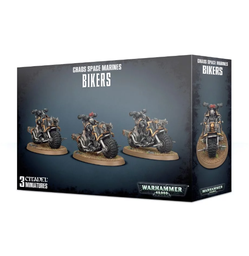 [2100000039081] CHAOS SPACE MARINES BIKERS