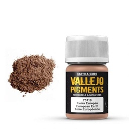 [2100000090563] Vallejo Pigment European Earth 30ml