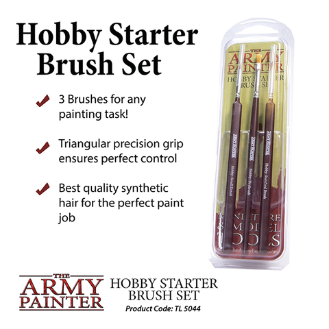 [2100000053131] Hobby Starter Brush Set
