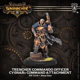 [2100000052554] Trencher Commando Officer ? Cygnar Command Attachment (resin/metal)