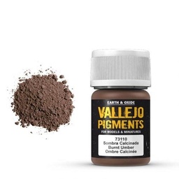 [2100000090501] Vallejo Pigment Burnt Umber 30ml