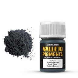 [2100000090594] Vallejo Pigment Dark Steel 30ml