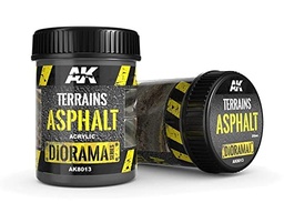 [2100000103966] (AK8013) - AK Interactive Terrain 250ml - Asphalt 250ml