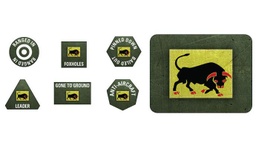 [2100000056859] PREORDER: 11th Armoured Division Tokens (x20) &amp; Objectives (x2)