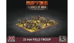 [2100000055296] PREORDER: 25 pdr Field Troop (Plastic)