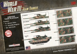 [2100000085781] PREORDER : Abrams Tank Platoon (Plastic)