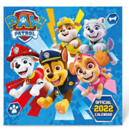 [2100000097944] Preorder: Danilo Calendar - PAW PATROL 2022 SQUARE CALENDAR WITH STICKERS