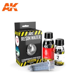 [2100000048878] RESIN WATER 2-COMPONENTS EPOXY RESIN - 180ml