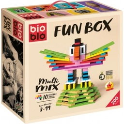 [2100000037759] Bioblo - Funbox 200 Steine, 10 Farben